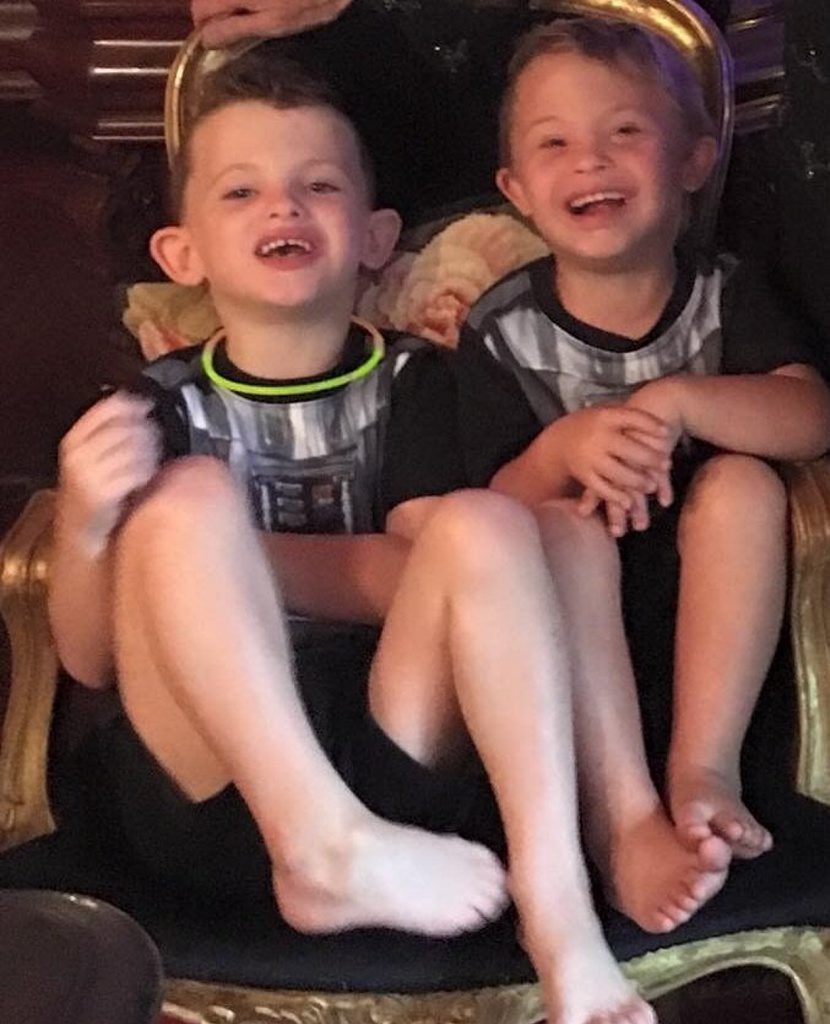 TORN APART: Ruth fears her five-year-old twins Bentley and Nixon will suffer if they are forced to be separated. TORN APART: Ruth fears her five-year-old twins Bentley and Nixon will suffer if they are forced to be separated.